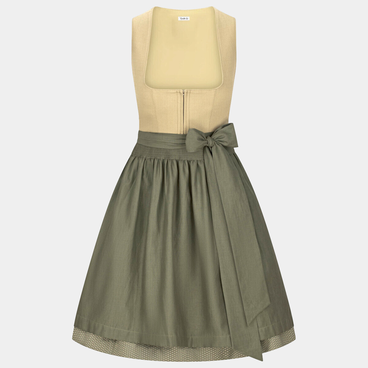 Dirndl Olive Taupe