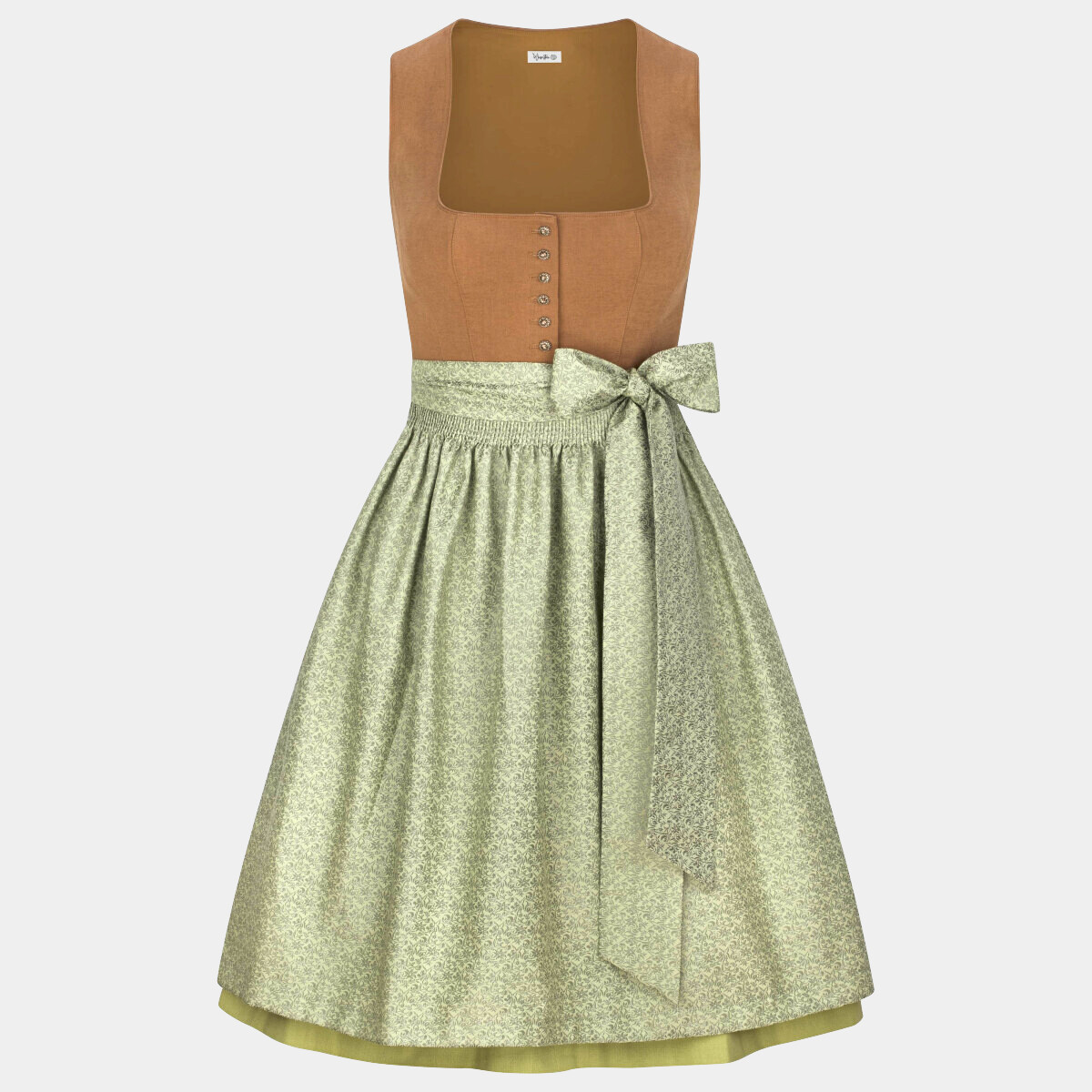 Dirndl Olive Brown
